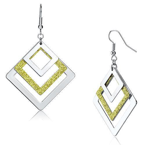 LO2659 - Iron Earrings Rhodium Women No Stone No Stone