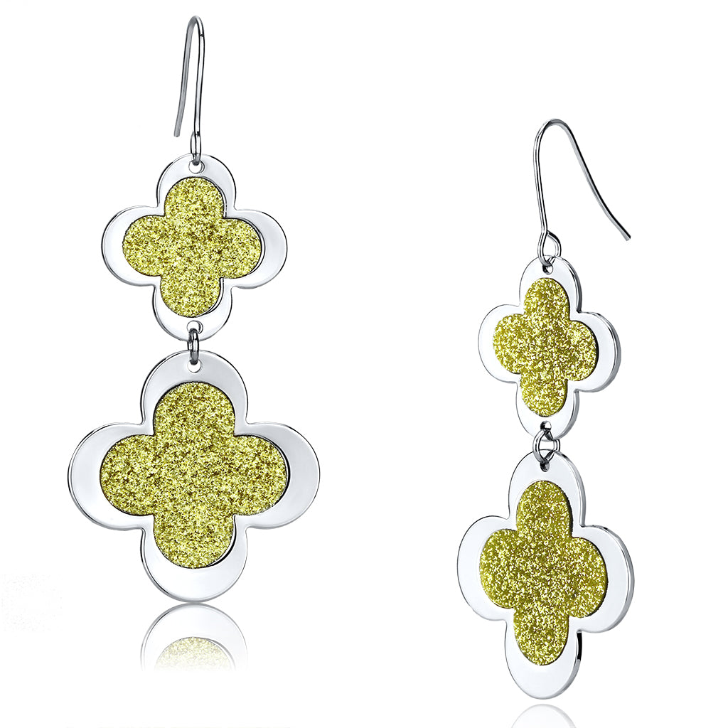 LO2666 - Iron Earrings Rhodium Women No Stone No Stone