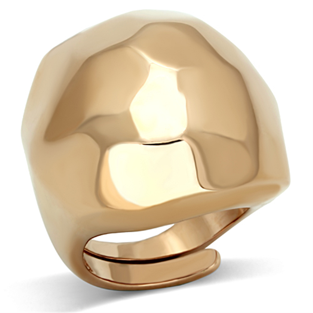 LO3013 - Brass Ring Rose Gold Women No Stone No Stone