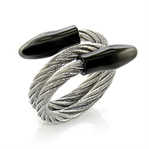 LO396 - Stainless Steel Ring N/A Women No Stone No Stone