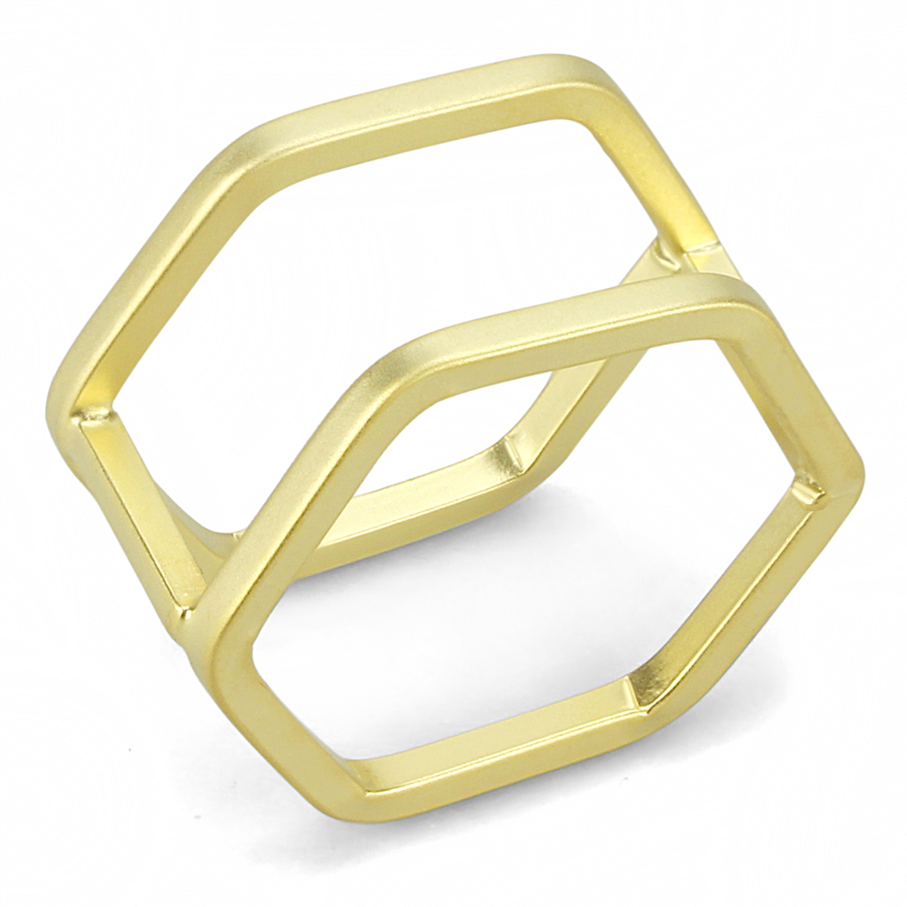 LO4264 - Brass Ring Matte Gold Women No Stone No Stone