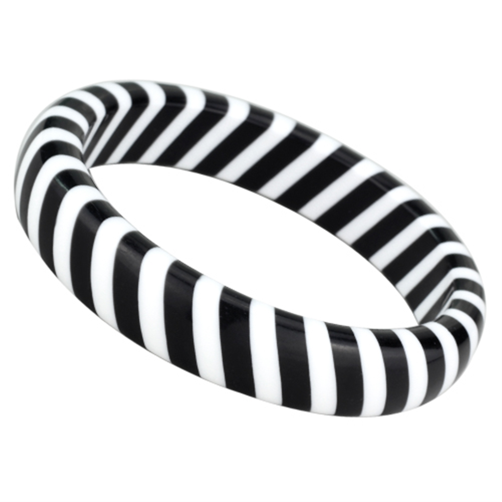 VL132 - Resin Bangle N/A Women No Stone Jet