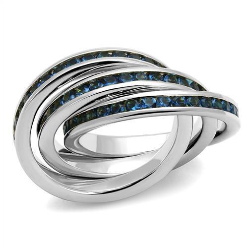 3W1334 - Brass Ring Rhodium Women Synthetic Montana