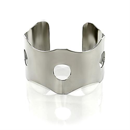 LO481 - Stainless Steel Bangle  Women No Stone No Stone