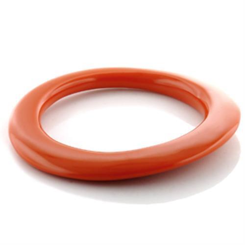 LO750 - Plastic Bangle N/A Women Synthetic Orange