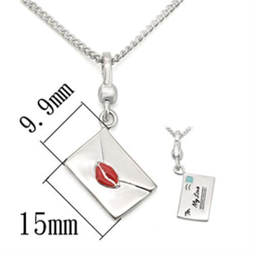 LOS432 - 925 Sterling Silver Chain Pendant Silver Women No Stone No Stone