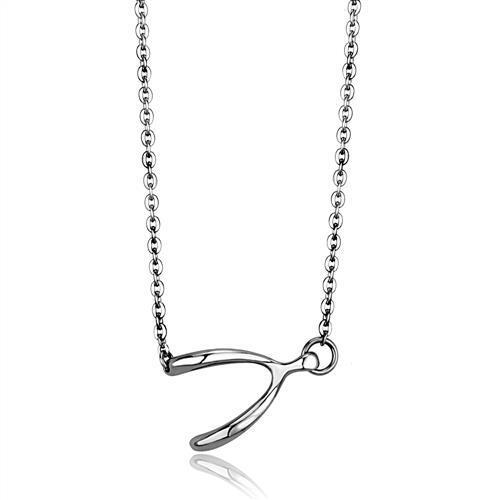 TK2529 - Stainless Steel Chain Pendant High polished (no plating) Women No Stone No Stone