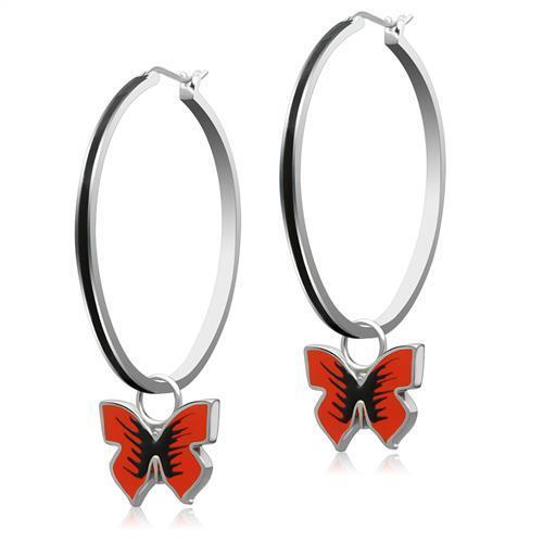 TK270 - Stainless Steel Earrings High polished (no plating) Women No Stone No Stone