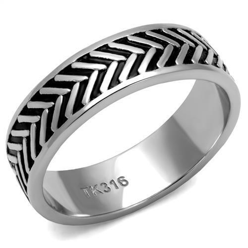 TK2899 - Stainless Steel Ring High polished (no plating) Men No Stone No Stone