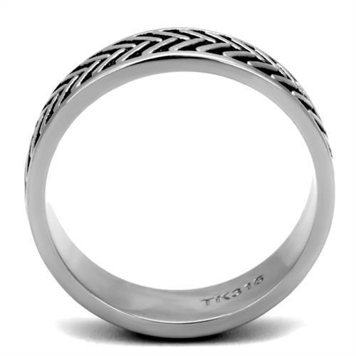 TK2899 - Stainless Steel Ring High polished (no plating) Men No Stone No Stone