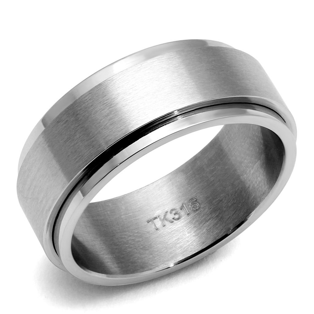 TK2919 - Stainless Steel Ring High polished (no plating) Men No Stone No Stone