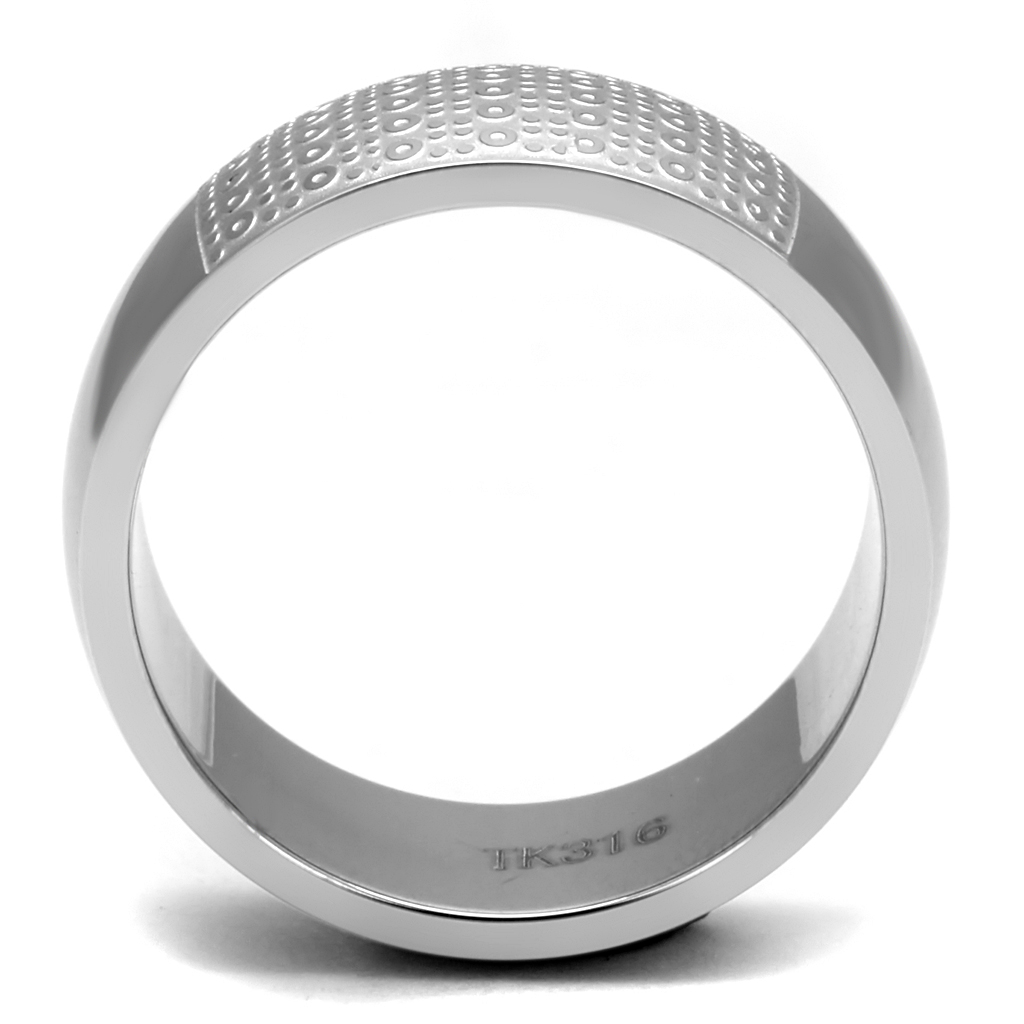 TK2945 - Stainless Steel Ring High polished (no plating) Men No Stone No Stone