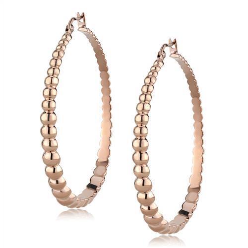 TK3068 - Stainless Steel Earrings IP Rose Gold(Ion Plating) Women No Stone No Stone