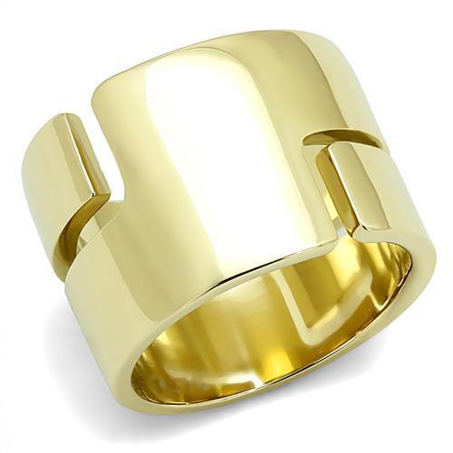 TK3118 - Stainless Steel Ring IP Gold(Ion Plating) Women No Stone No Stone