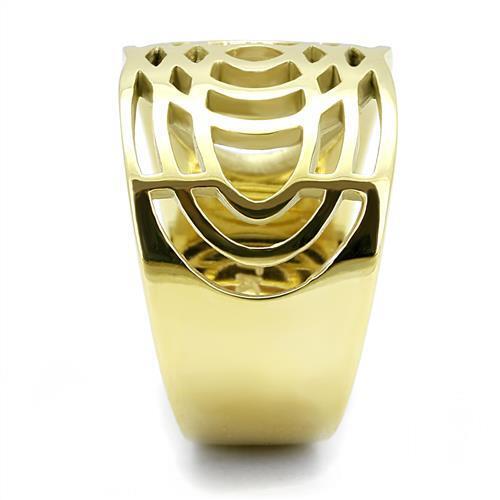 TK3119 - Stainless Steel Ring IP Gold(Ion Plating) Women No Stone No Stone