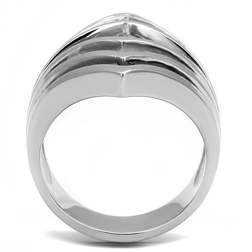 TK3144 - Stainless Steel Ring High polished (no plating) Women No Stone No Stone