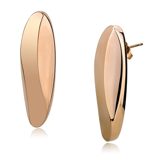 TK3154 - Stainless Steel Earrings IP Rose Gold(Ion Plating) Women No Stone No Stone