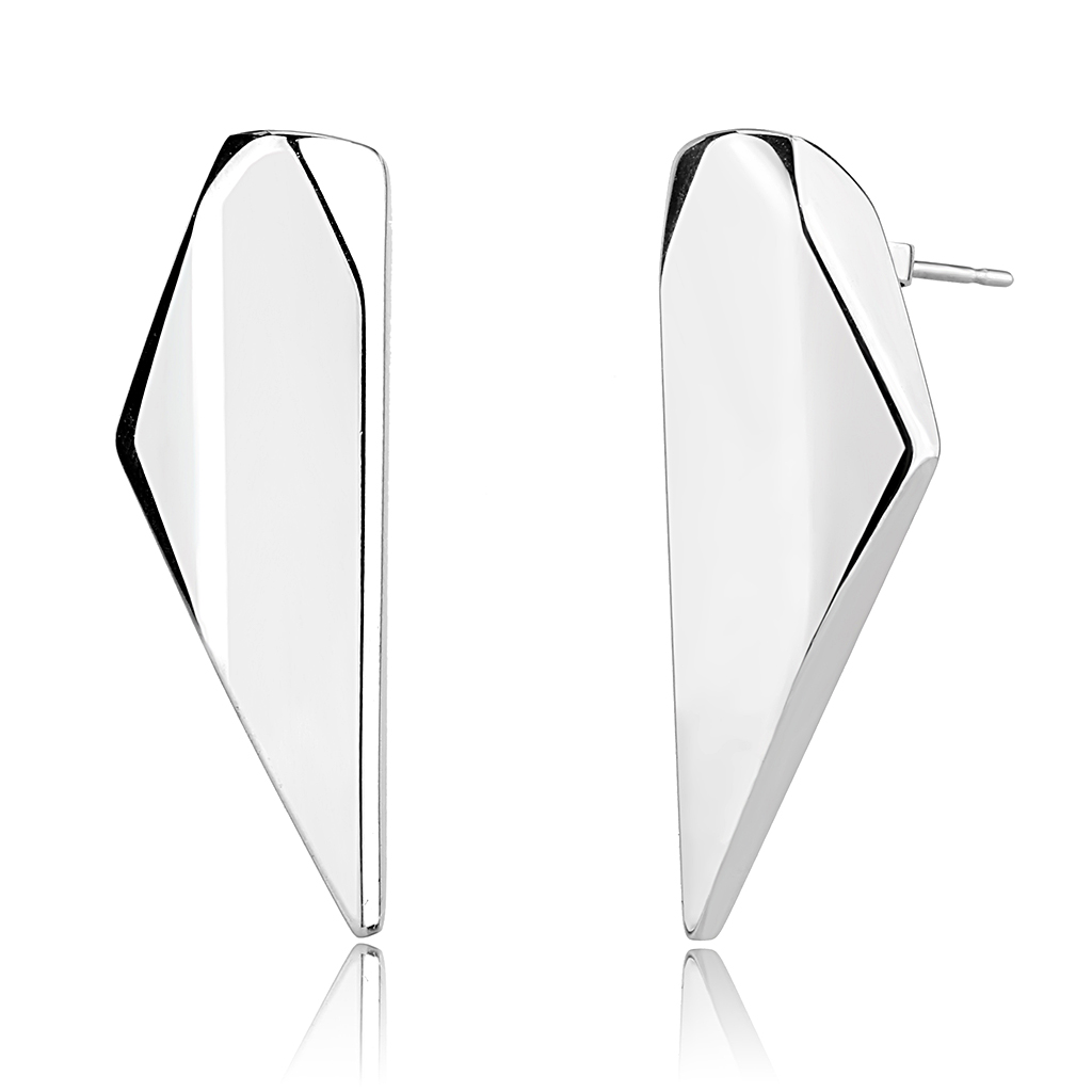 TK3160 - Stainless Steel Earrings Rhodium Women No Stone No Stone