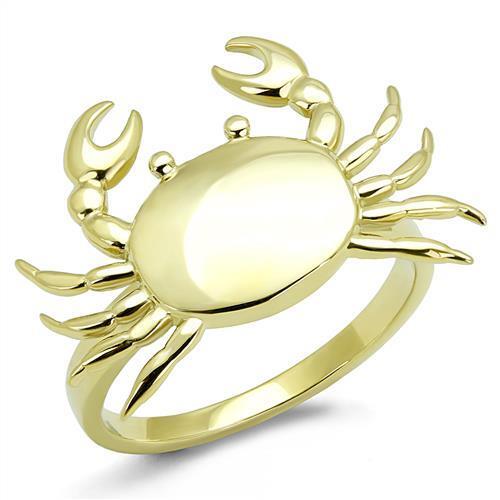 TK3199 - Stainless Steel Ring IP Gold(Ion Plating) Women No Stone No Stone