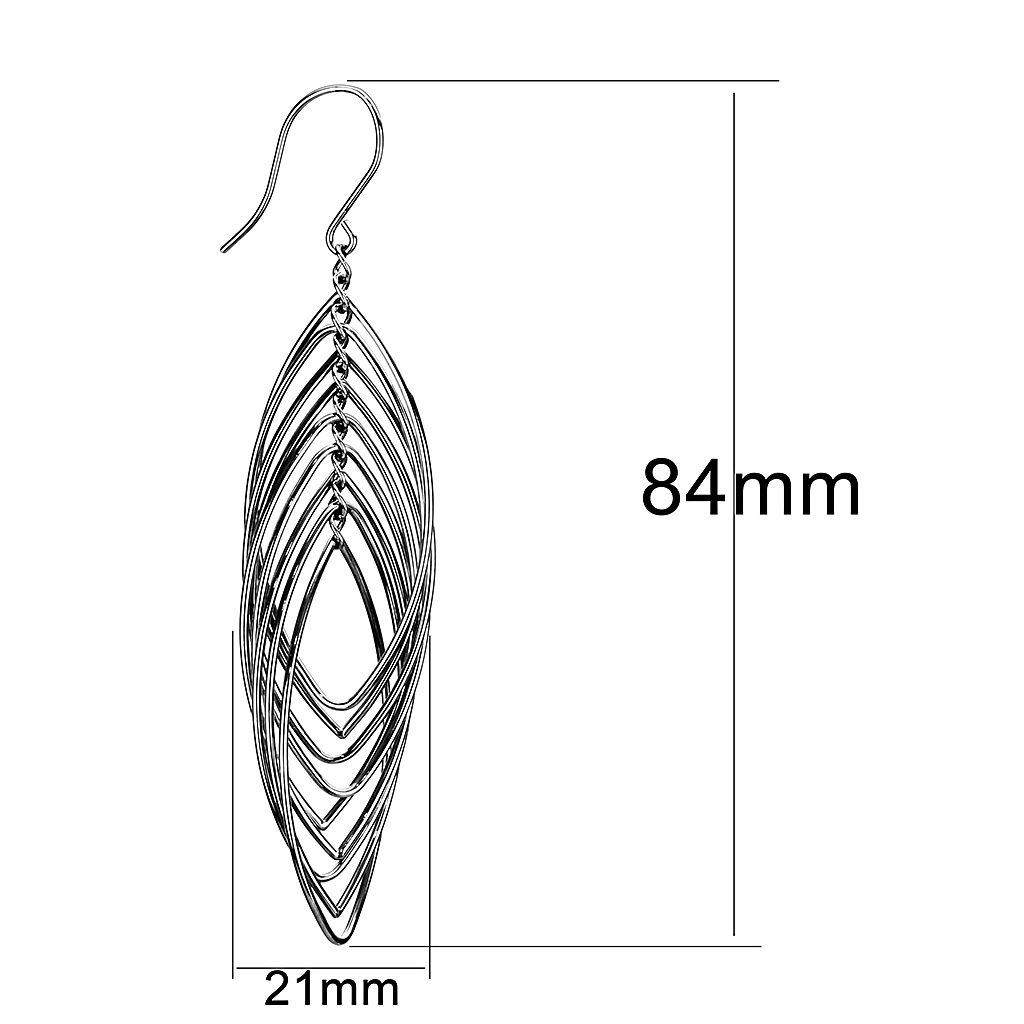 TK3500 - Stainless Steel Earrings High polished (no plating) Women No Stone No Stone