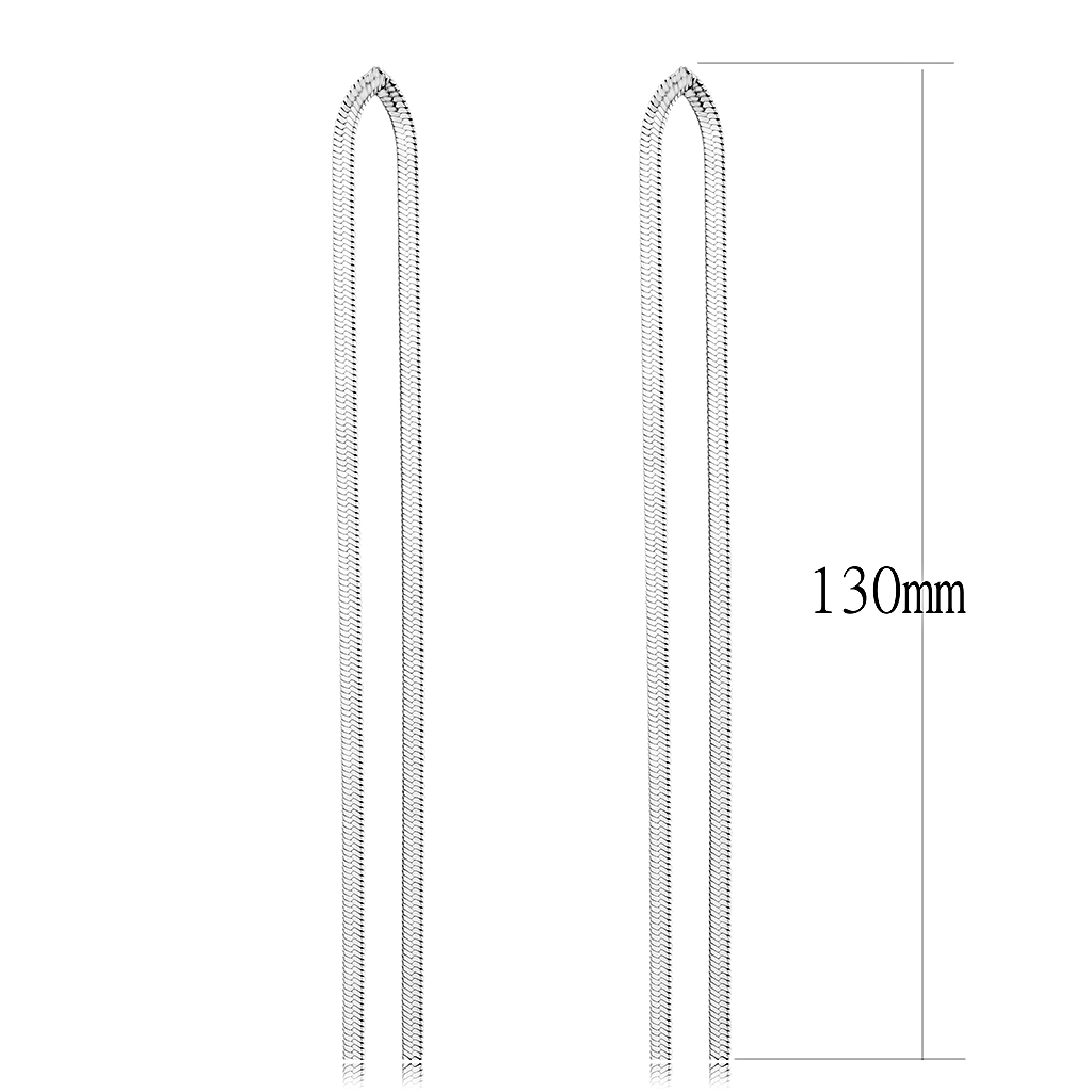 TK3530 - Stainless Steel Earrings High polished (no plating) Women No Stone No Stone