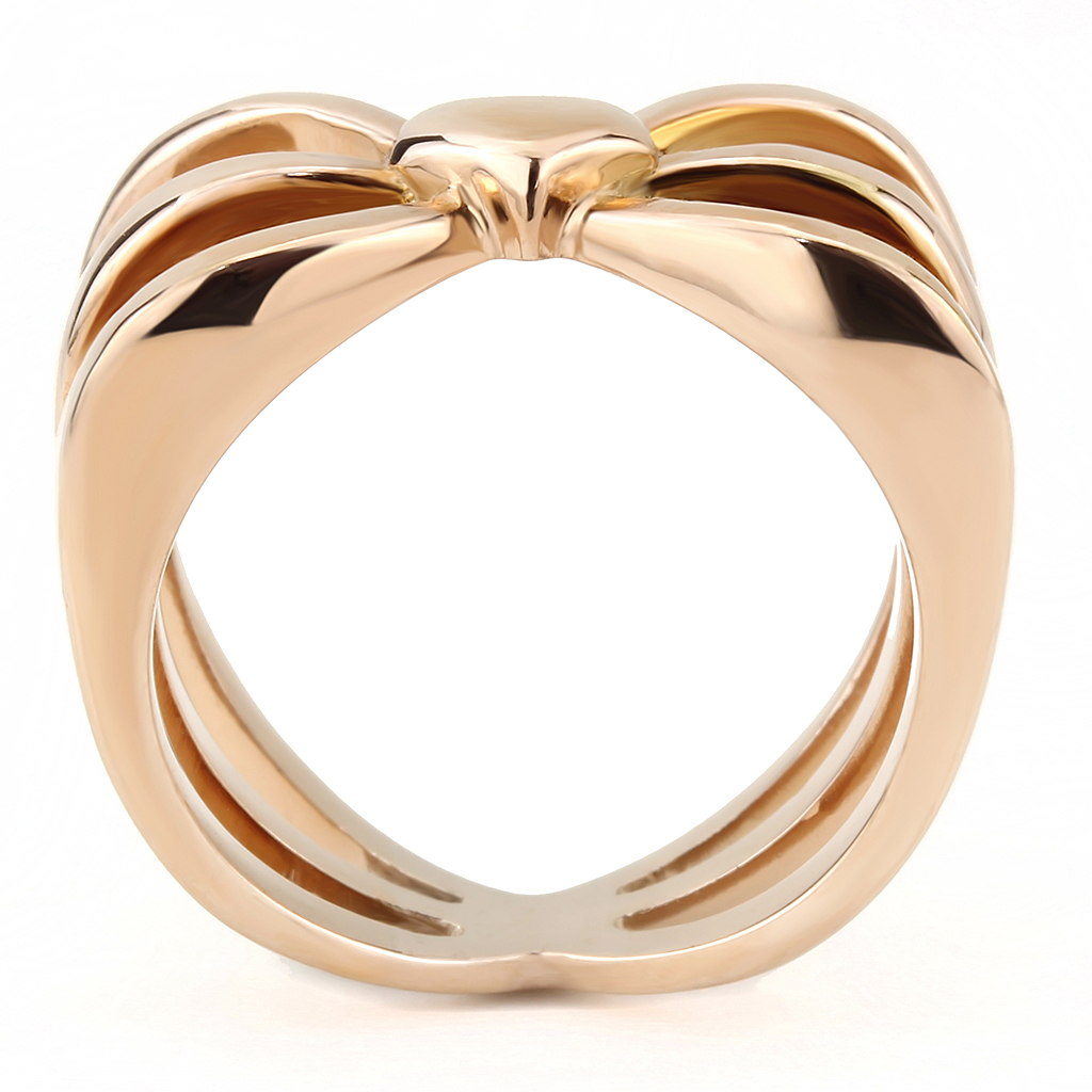 TK3575 - Stainless Steel Ring IP Rose Gold(Ion Plating) Women No Stone No Stone