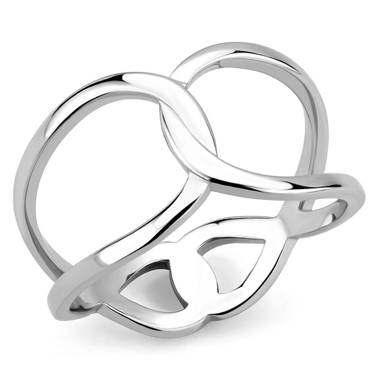 TK3585 - Stainless Steel Ring No Plating Women No Stone No Stone