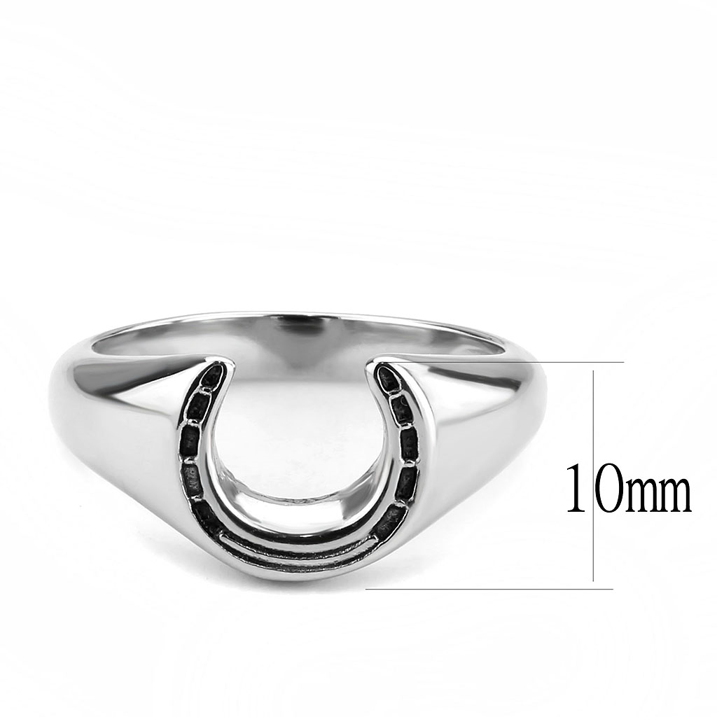 TK3619 - Stainless Steel Ring High polished (no plating) Men No Stone No Stone