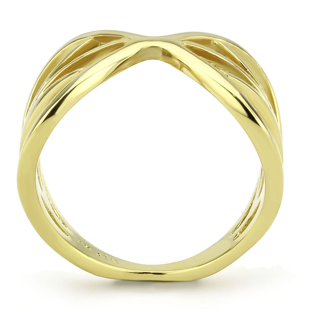 TK3624 - Stainless Steel Ring IP Gold(Ion Plating) Women No Stone No Stone