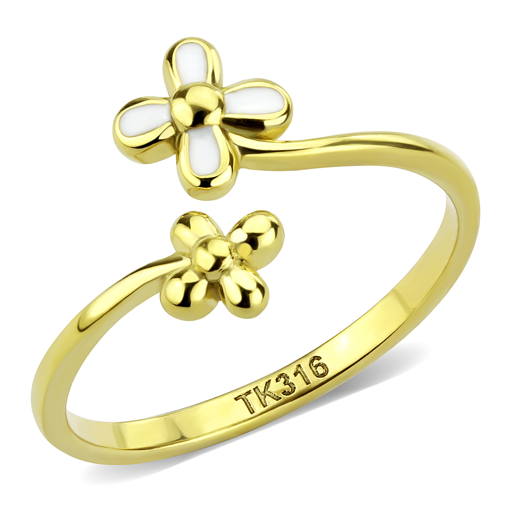 TK3631 - Stainless Steel Ring IP Gold(Ion Plating) Women No Stone No Stone