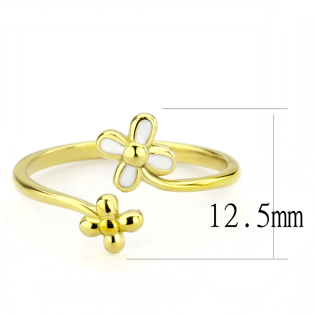 TK3631 - Stainless Steel Ring IP Gold(Ion Plating) Women No Stone No Stone