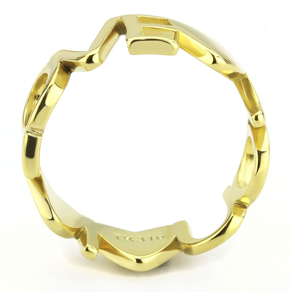 TK3637 - Stainless Steel Ring IP Gold(Ion Plating) Women No Stone No Stone