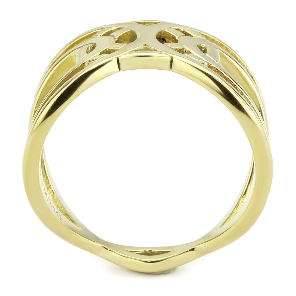 TK3639 - Stainless Steel Ring IP Gold(Ion Plating) Women No Stone No Stone