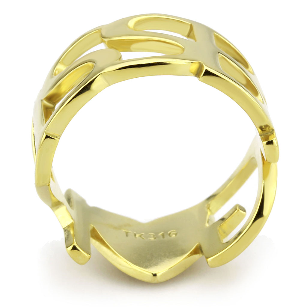 TK3640 - Stainless Steel Ring IP Gold(Ion Plating) Women No Stone No Stone