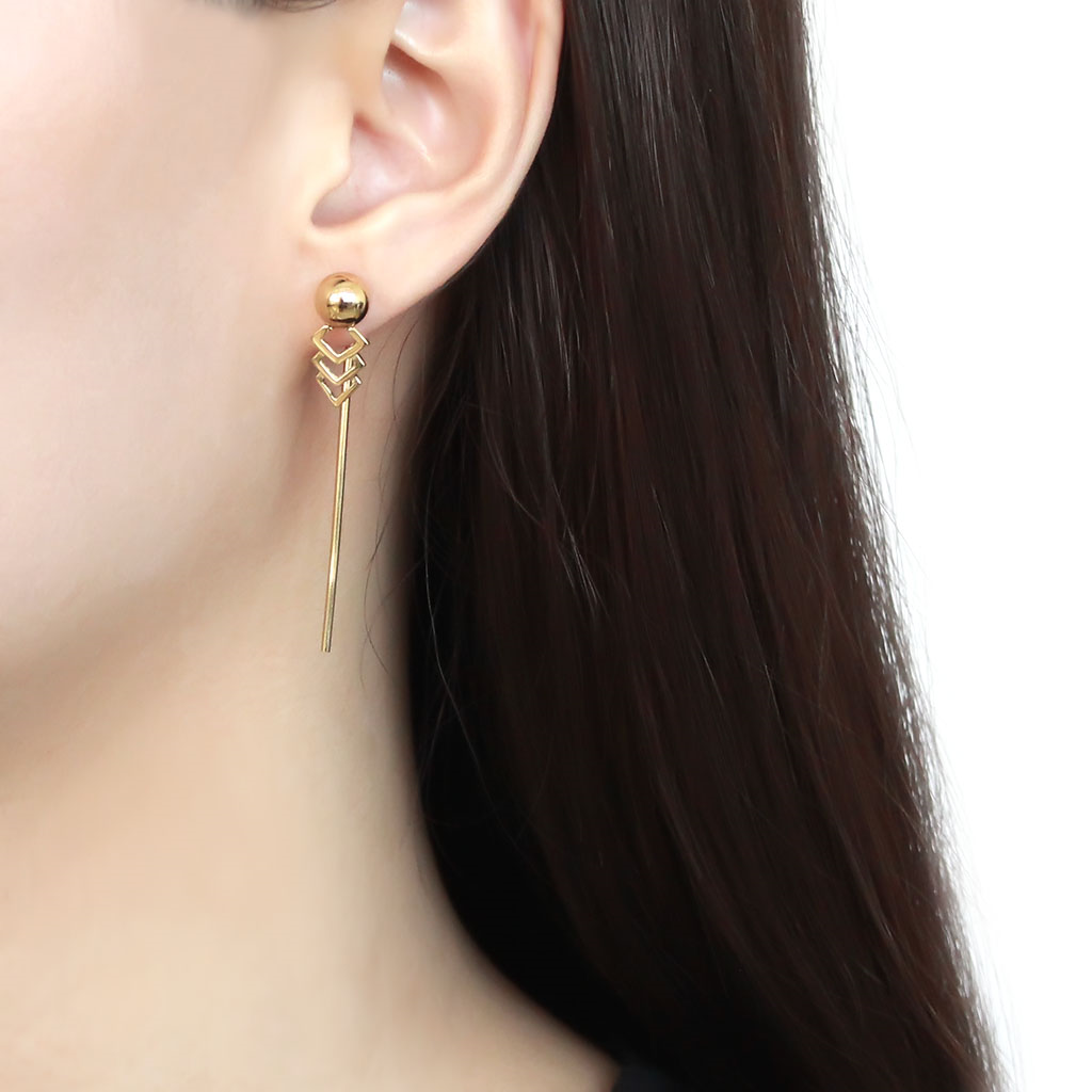 TK3650 - Stainless Steel Earrings IP Gold(Ion Plating) Women No Stone No Stone