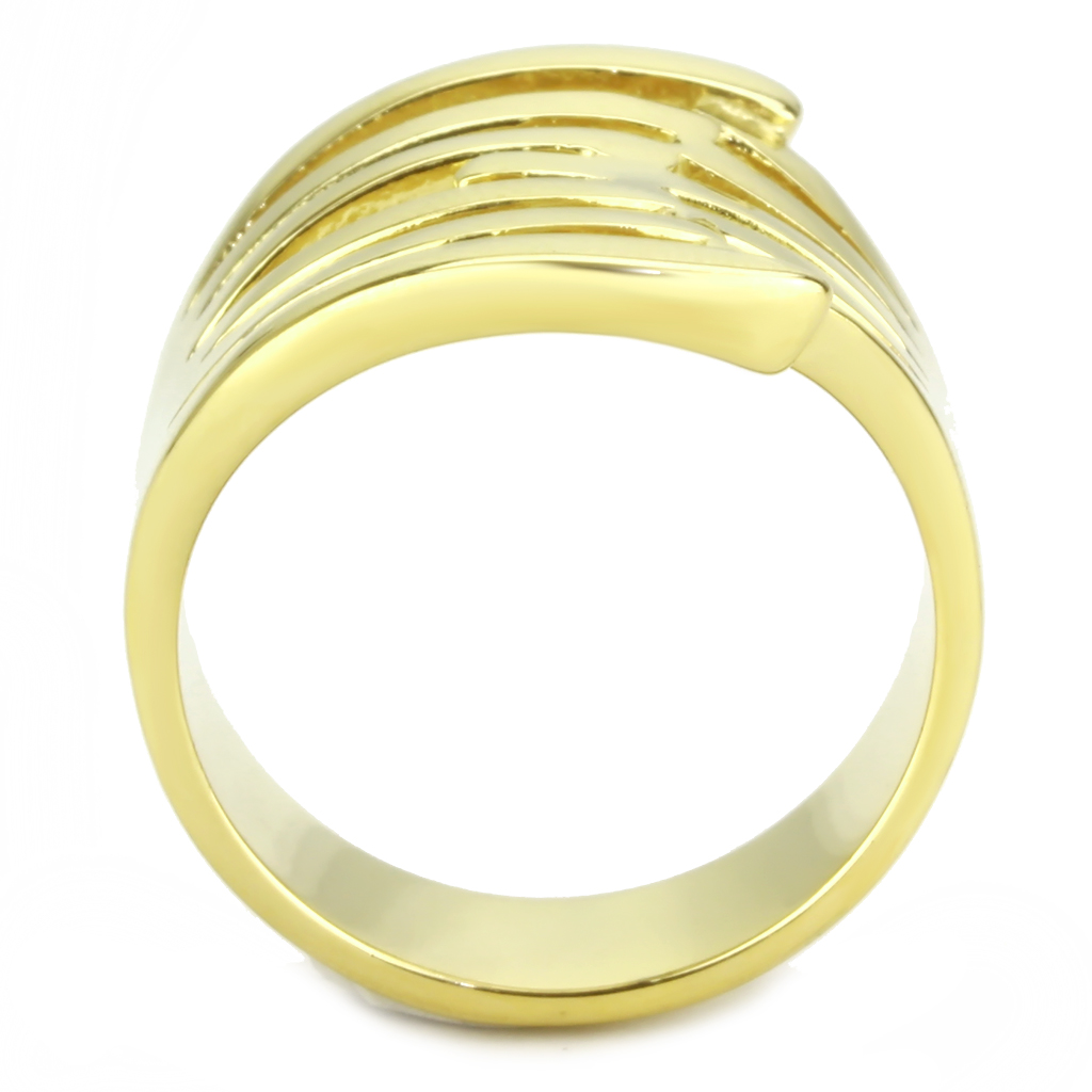 TK3717 - Stainless Steel Ring IP Gold(Ion Plating) Women No Stone No Stone