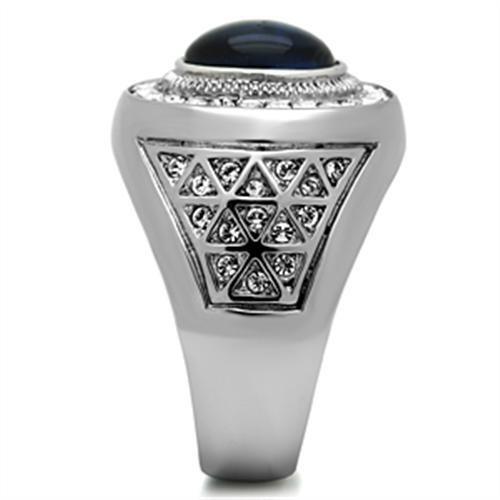 TK371 - Stainless Steel Ring High polished (no plating) Men Synthetic Montana