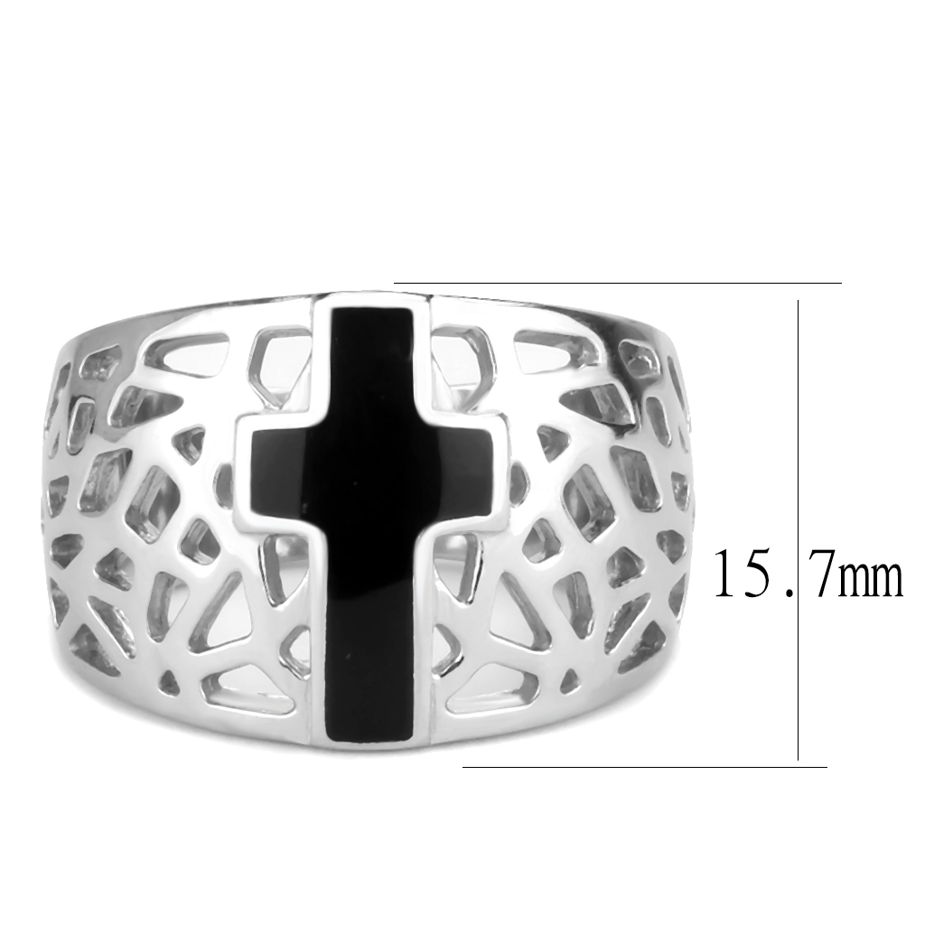 TK3720 - Stainless Steel Ring High polished (no plating) Women No Stone No Stone