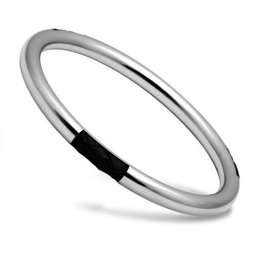 TK404 - Stainless Steel Bangle High polished (no plating) Women No Stone No Stone