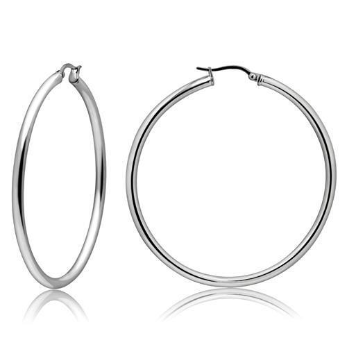 TK413 - Stainless Steel Earrings High polished (no plating) Women No Stone No Stone