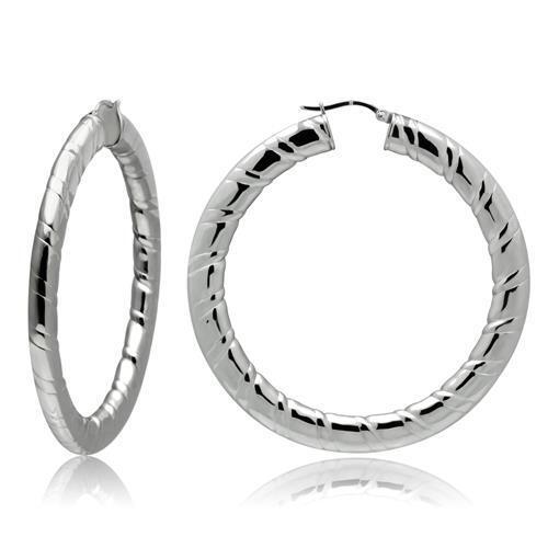 TK415 - Stainless Steel Earrings High polished (no plating) Women No Stone No Stone