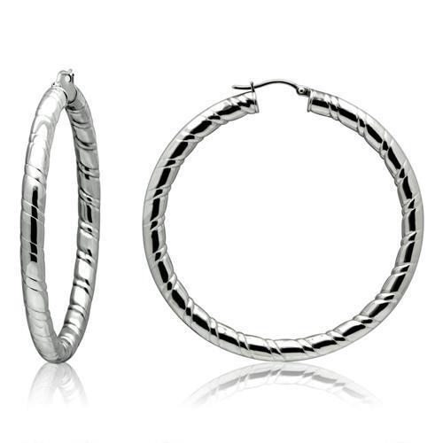 TK419 - Stainless Steel Earrings High polished (no plating) Women No Stone No Stone