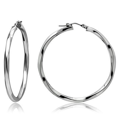 TK420 - Stainless Steel Earrings High polished (no plating) Women No Stone No Stone