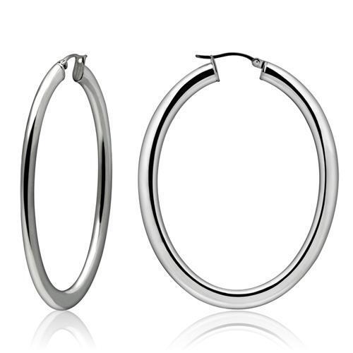 TK423 - Stainless Steel Earrings High polished (no plating) Women No Stone No Stone