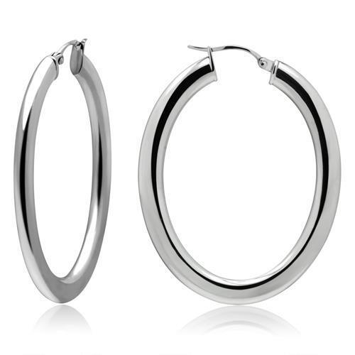 TK426 - Stainless Steel Earrings High polished (no plating) Women No Stone No Stone