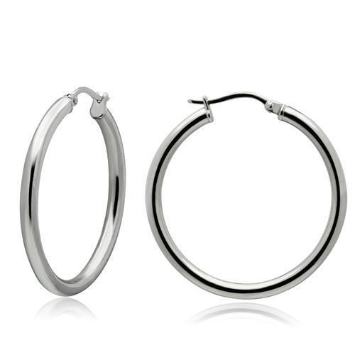 TK427 - Stainless Steel Earrings High polished (no plating) Women No Stone No Stone