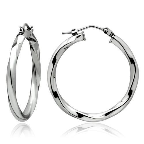 TK428 - Stainless Steel Earrings High polished (no plating) Women No Stone No Stone