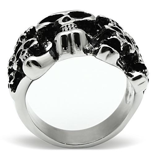 TK471 - Stainless Steel Ring High polished (no plating) Men No Stone No Stone