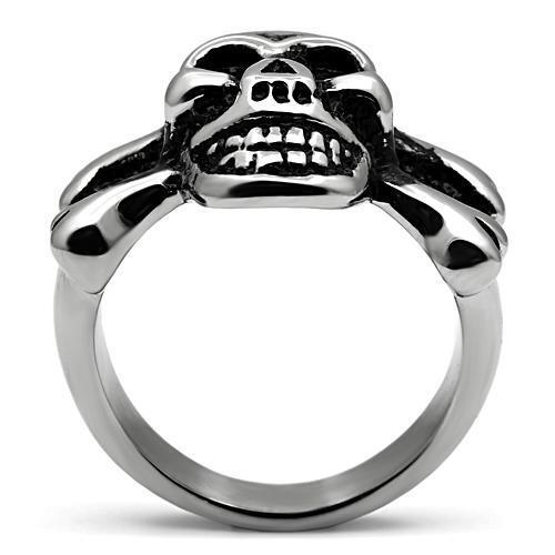 TK474 - Stainless Steel Ring High polished (no plating) Men No Stone No Stone