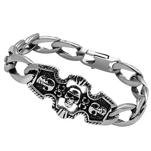 TK567 - Stainless Steel Bracelet High polished (no plating) Men No Stone No Stone